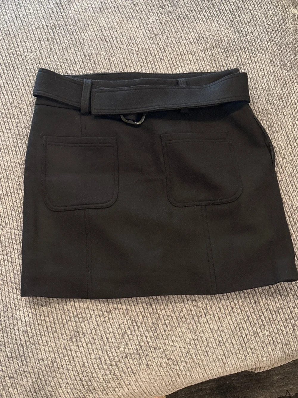 NWOT Sezane Gillie Skirt - size 42, black, wool - Picture 7 of 7